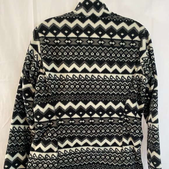 SOLD Eddie Bauer Designer Print Long Sleeve 1/4 Zip Pullover Top NWOT - Picture 8 of 12